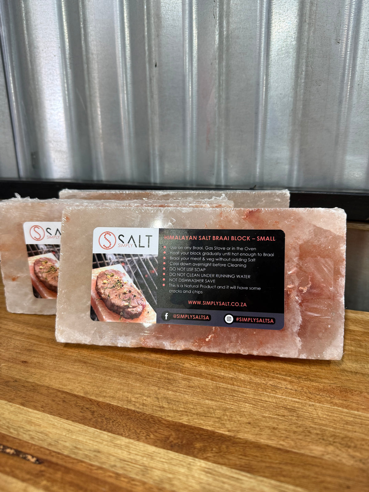 Himalayan salt braai Block small