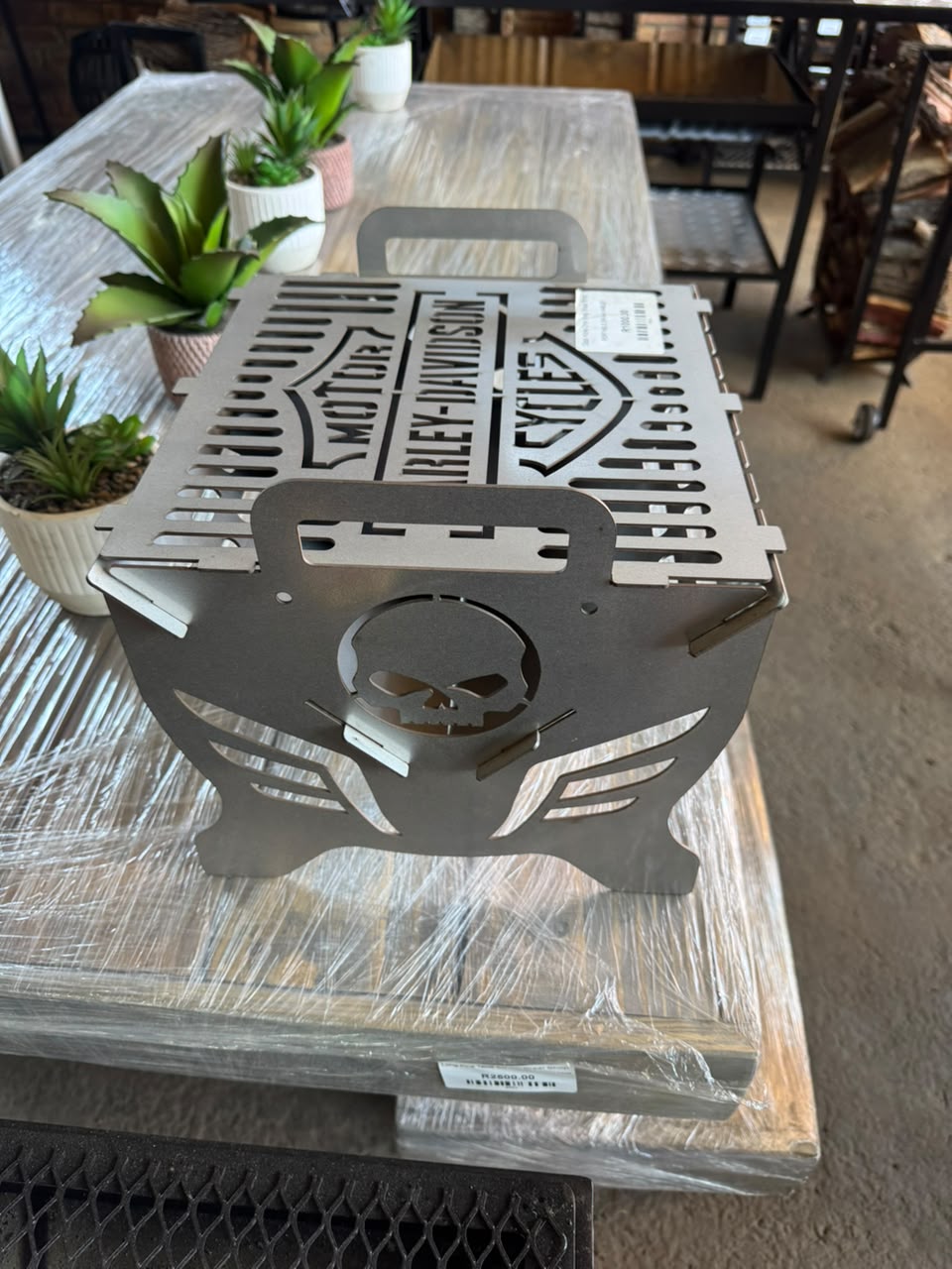 Portable Harley Braai
