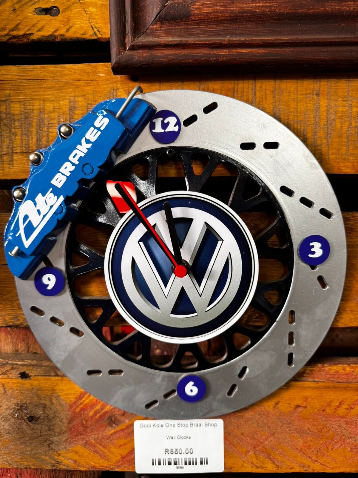 Wall Brake Disc Clock