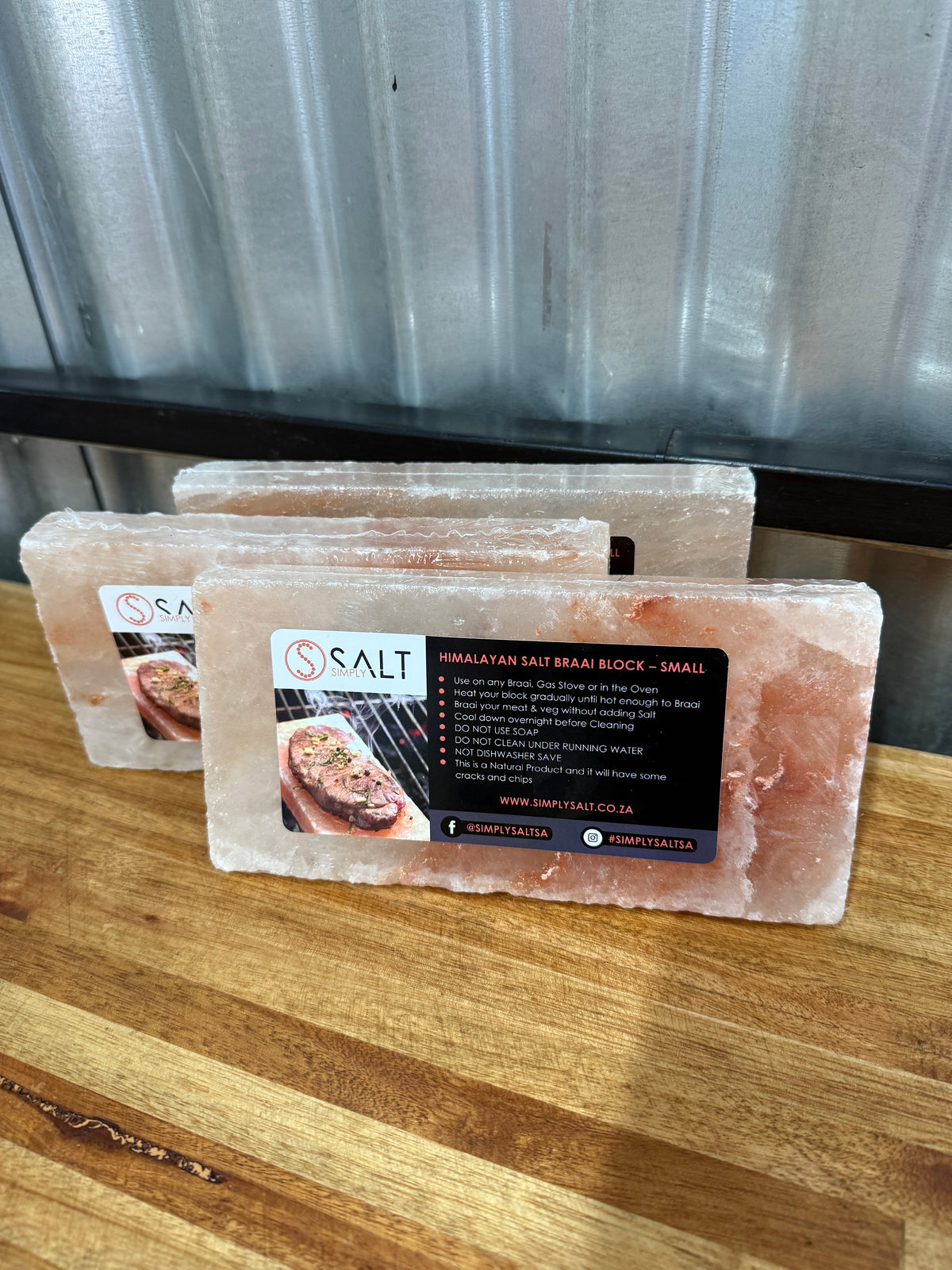 Himalayan salt braai Block small