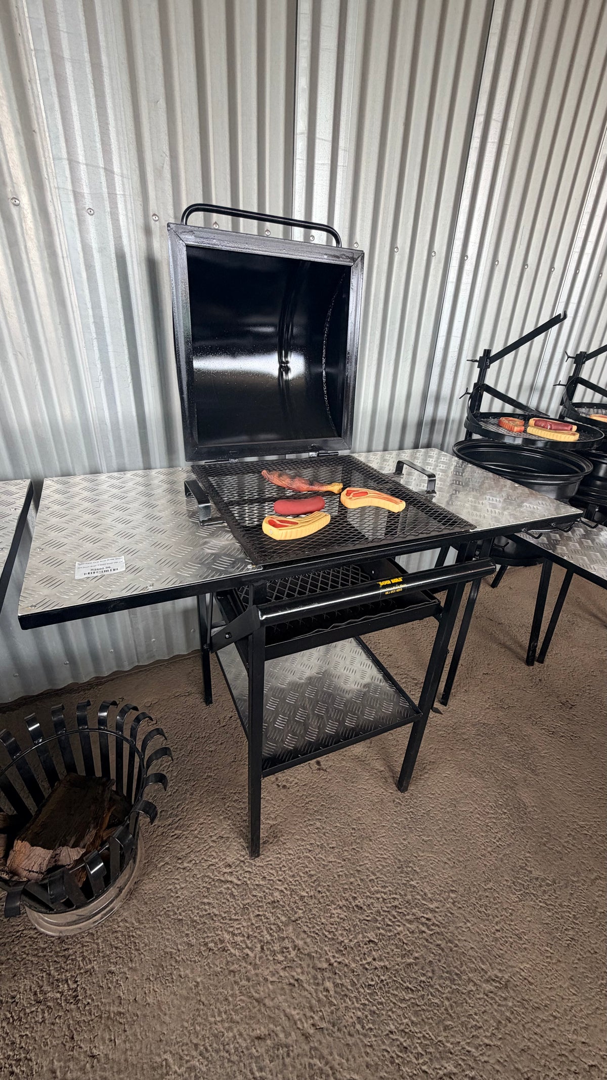 GK Drum Braai 2 Sides Small with Lid