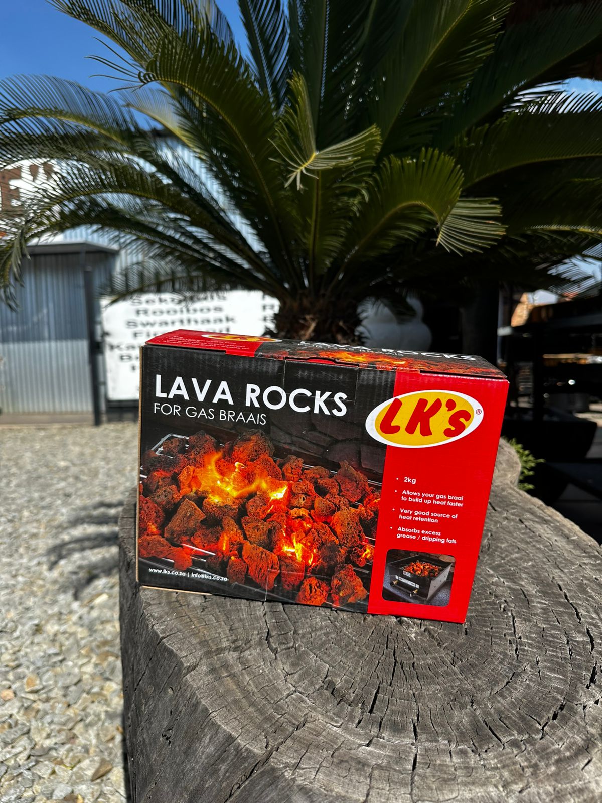 LK's Lava Rocks For Gas Braais