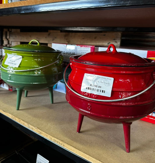 LK's Size 3 (7.8 liter) Enamel Coated Cast Iron Pot